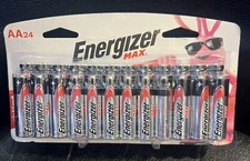 NEW FACTORY SEALED 24 PACK ENERGIZER MAX AA BATTERIES EXP 12/2036 1.5V FastShip