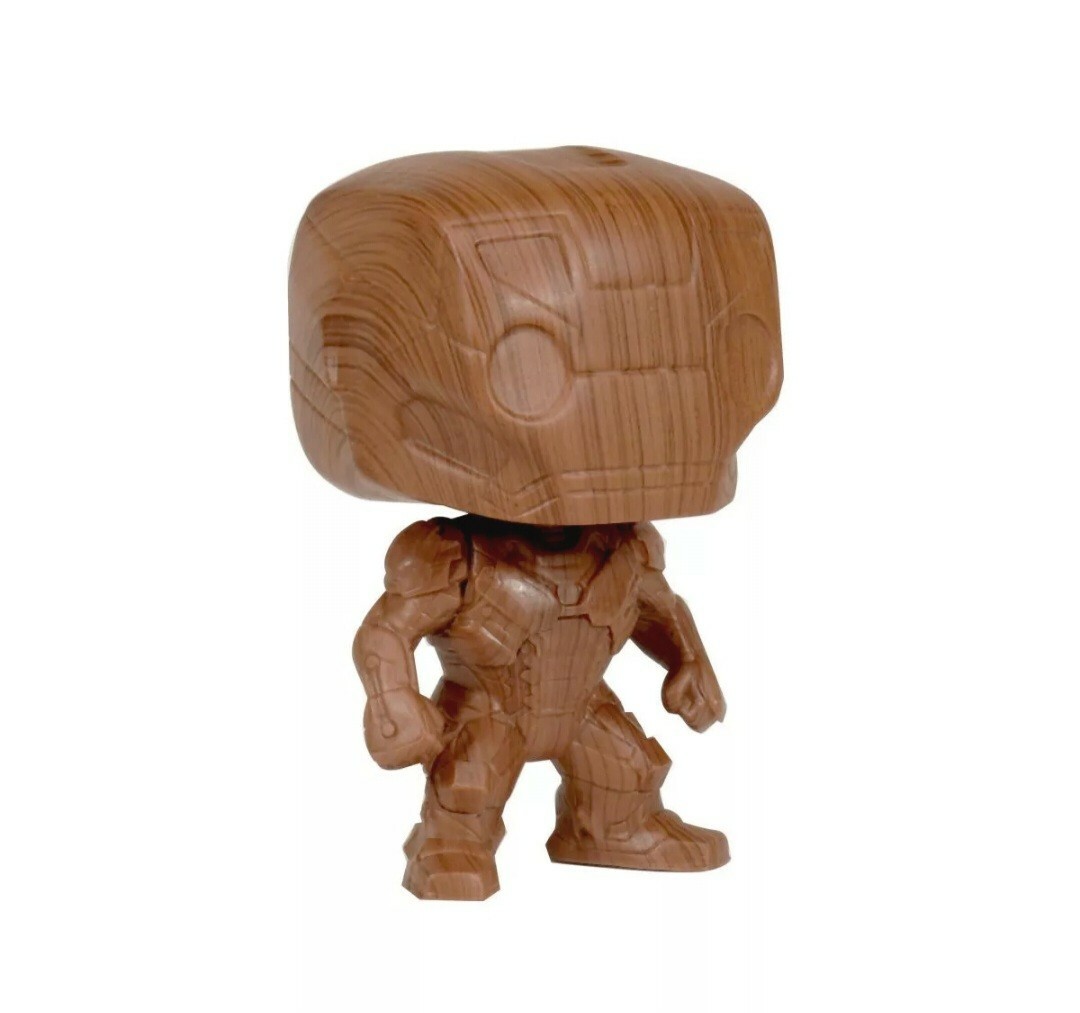wooden iron man funko pop