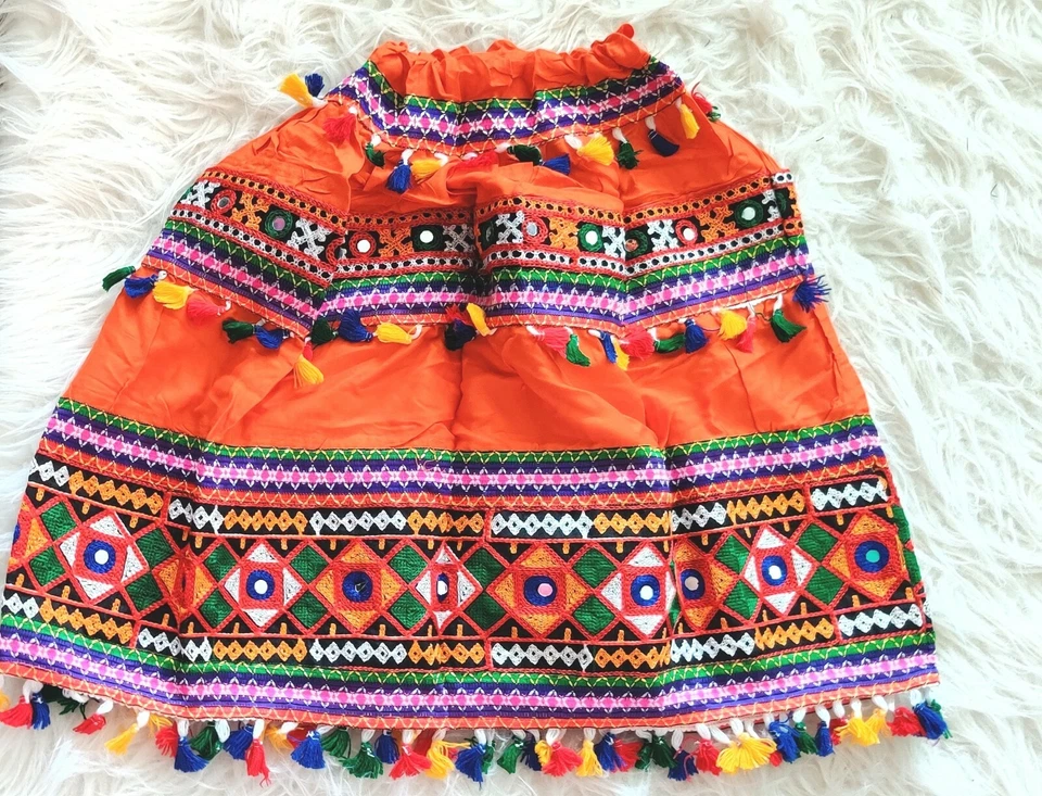 Indian  Style Chaniya choli/Traditional dress,36 month chaniya choli,Diwali  - Imagem 4 de 4