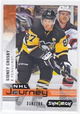19/20 SYNERGY...SYNDEY CROSBY...NHL JOURNEY.../799...CARD # NP-2...PENGUINS