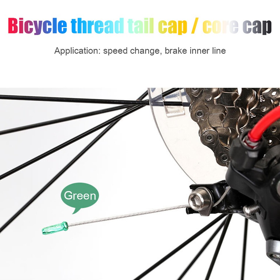 50pcs Bicycle Cable End Caps MTB Road Bike Brake Shifter Aluminum Wire