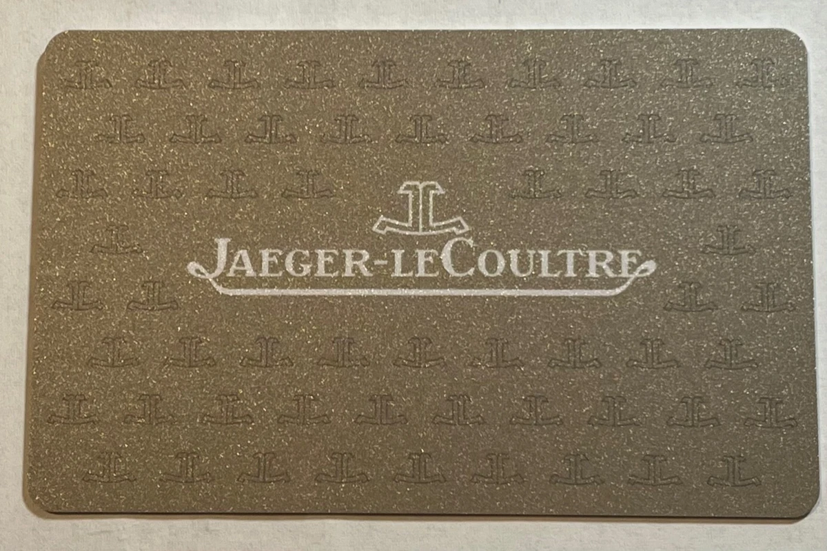 Jaeger clearance lecoultre warranty
