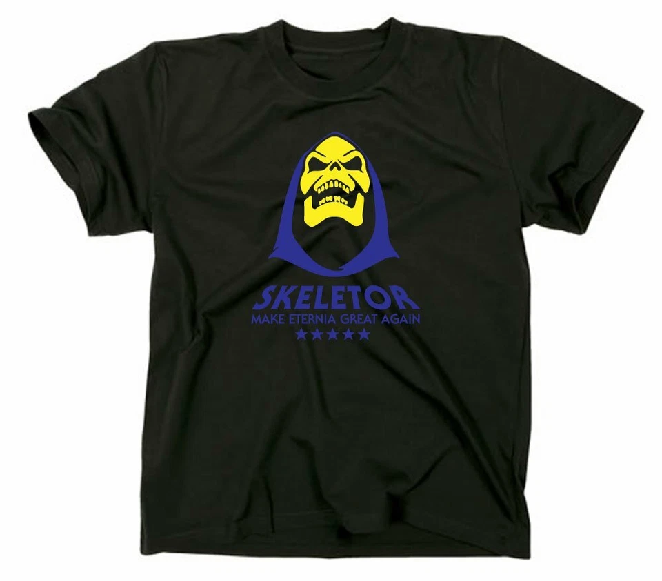 Make Eternia Great Again Skeletor Fun T Shirt Funshirt MOTU Donald Trump America - Bild 1 von 1