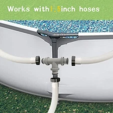 Parts Dual Split Hose Plunger Valve For Intex Pool Parts Hose Extension Adapter