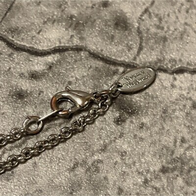 VIVIENNE WESTWOOD Anastasia Necklace Silver Purple Used | eBay