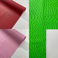 54 Wide, 3-D Ostrich Skin Texture Faux Leather by the yard