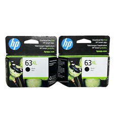 2pcs HP 63XL Black Genuine Ink Cartridges In Retail Box 9-2026