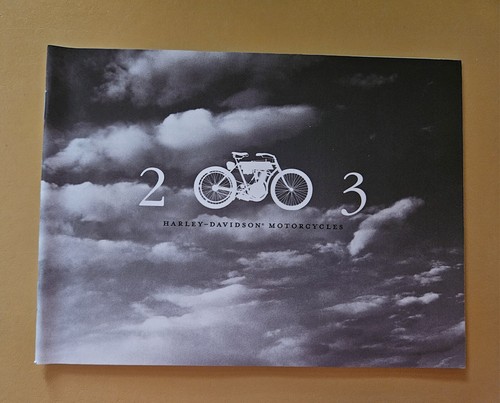 2003 Harley-Davidson Motorcycles Dealer Catalog 100th Anniversary Color  Pics