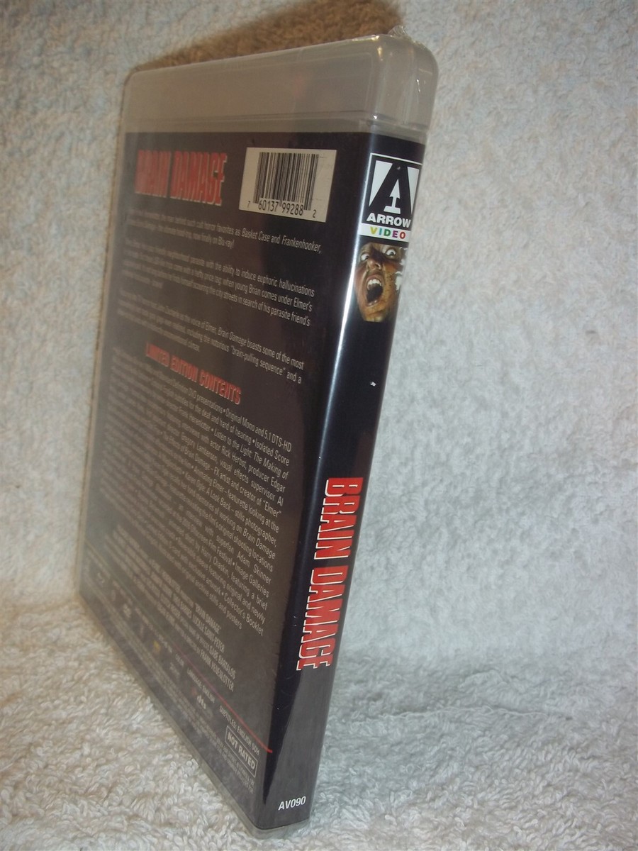 Brain Damage (Blu-ray, 2017) scifi horror Rick Hearst Jennifer