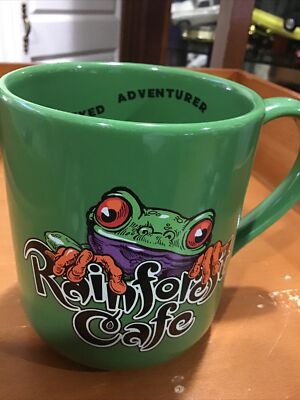 RAINFOREST CAFE COFFEE MUG.  Art Deco Print Mug. B153