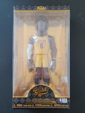 Lebron James Funko Gold  Premium Vinyl Figure 12” Yellow Jersey New In Box