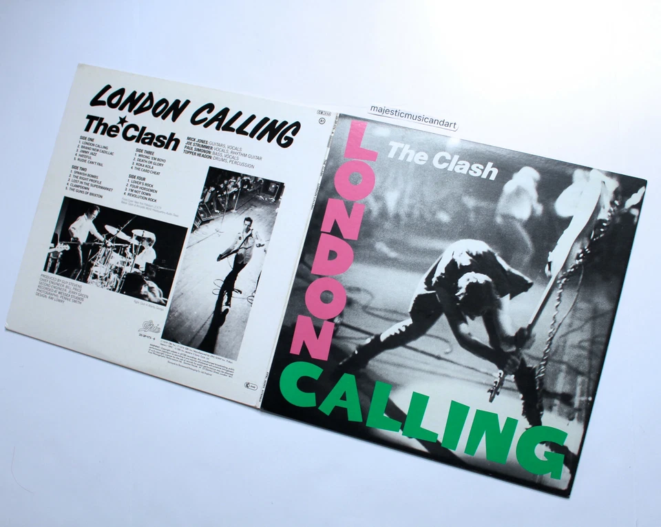 RARE ORIGINAL 1979 WHITE LABEL THE CLASH LONDON CALLING VINYL 2 LP NM RARE - Image 4 of 4