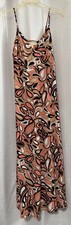 Michael Kors Maxi Dress Orange Paisley Sz 8 NWOT