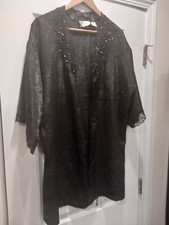 Victoria Secret Black Gold Label Beaded Vintage Robe