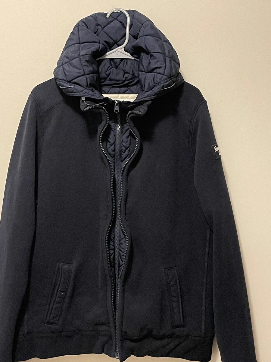 Abercrombie navy jacket sale