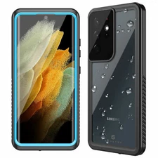 For Samsung Galaxy S21 Ultra S21+ Plus 5G Waterproof Case with Screen Protector