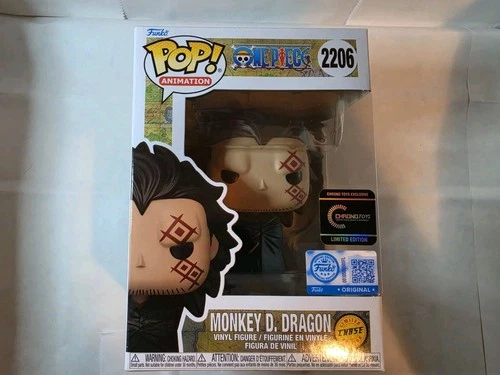 Funko Pop! One Piece Monkey D. Dragon CHASE w/ Protector