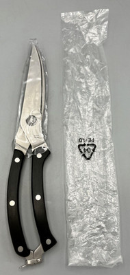 Wolfgang Puck Stainless Steel Kitchen Shears Scissors With Latching Handle 10''
