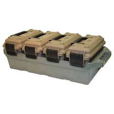 Ammo Box 4-Can Ammo Crate Tray Heavy Duty