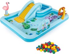 96 x 78 x 28 Ft Inflatable Jungle Adventure Play Center Spray Kiddie Pool