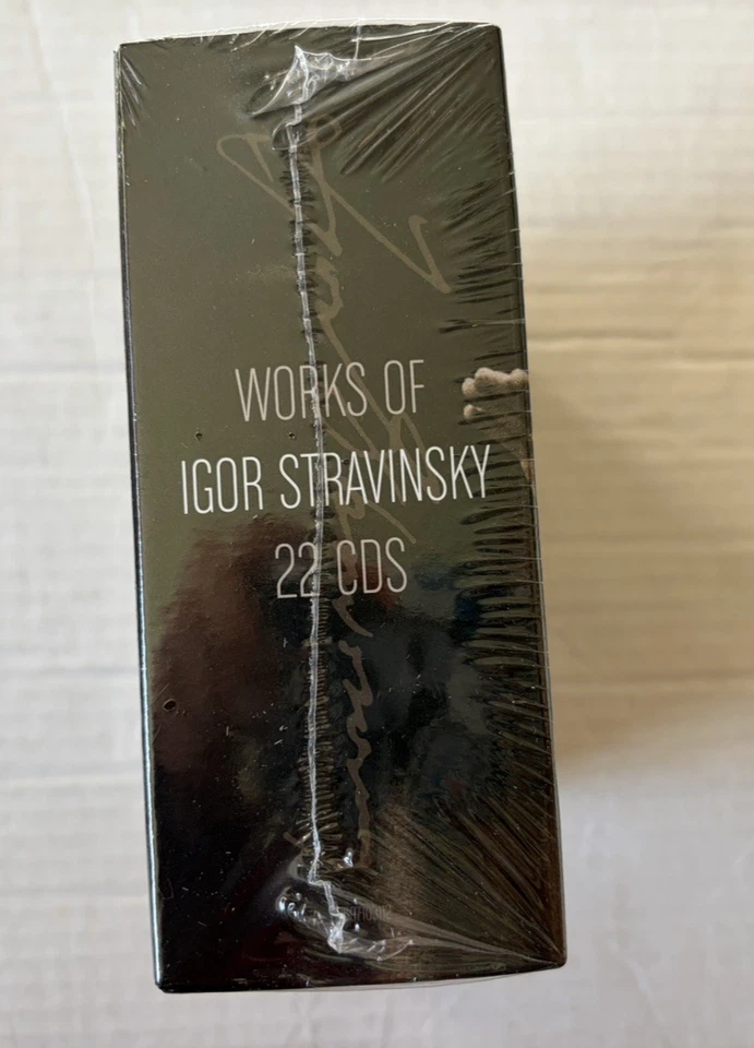 Works Of Igor Stravinsky - 22 CD Box Set New In Wrapper - Image 2 of 4