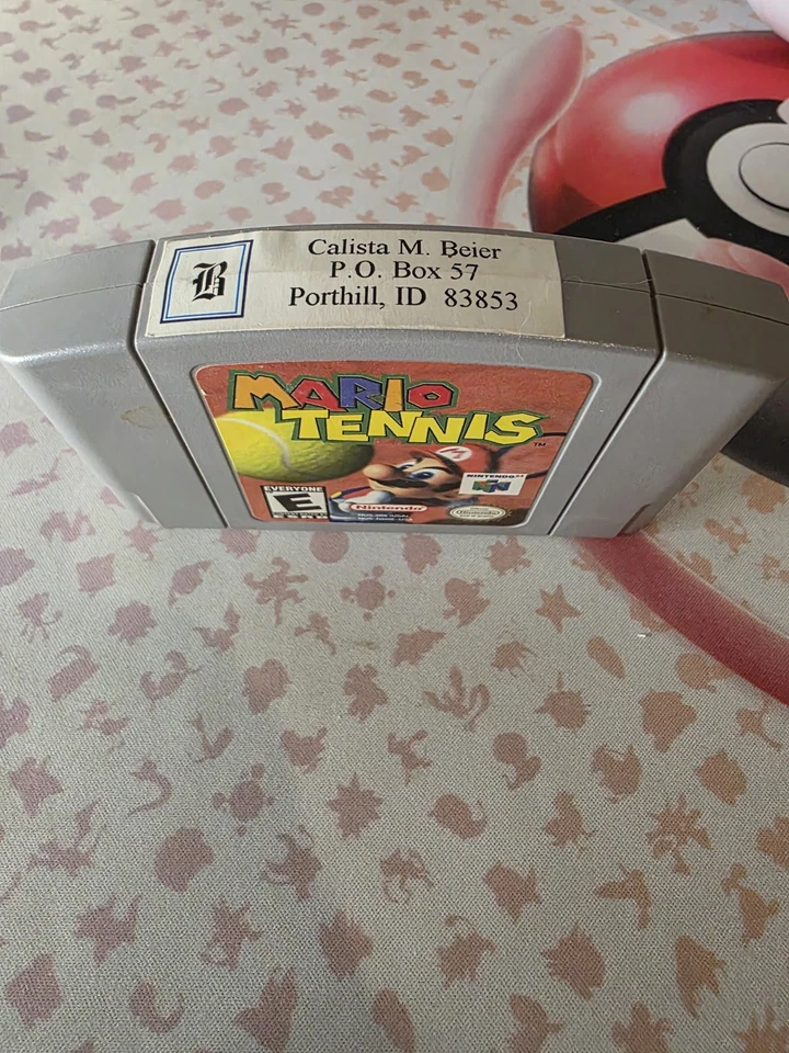Nintendo 64 N64 Game Mario Tennis Cartridge only TESTED - Image 2 of 3