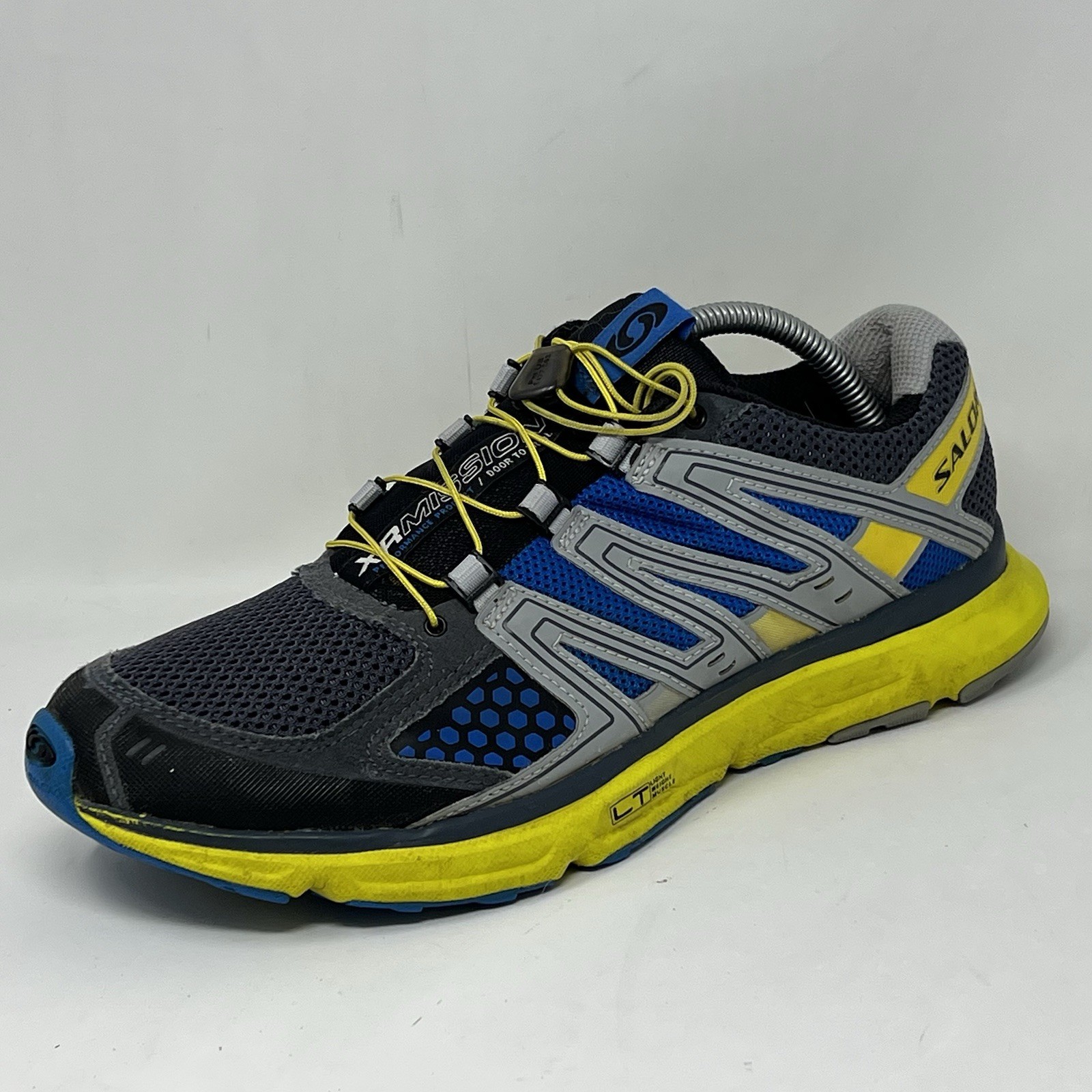 SALOMON Scarpe Trail Running Uomo 10 Sneakers Blu XRMISSION1 Escursionismo Passeggio Papà