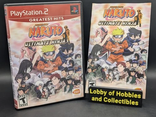 Naruto Ultimate Ninja ( Sony PlayStation 2 PS2 ) CIB - Mint Disc - Pristine