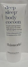This Works Deep Sleep Body Cocoon Bedtime Lotion - 3.3oz -NEW