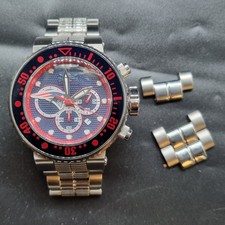 Invicta Watch Limited Edition Chronograph 33135 NFL Patriots Football 52mm
