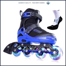 Perfect Father's Day Gift: Adjustable Inline Skates with Light Up Wheels