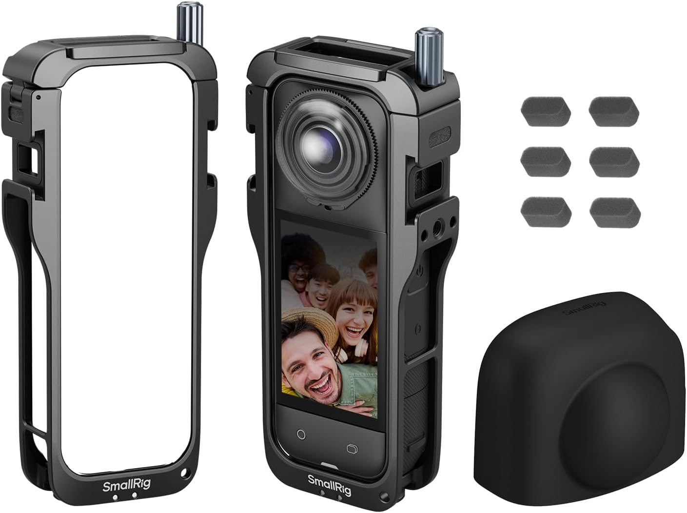 Cage for Insta360 X5 Accessories, Durable Aluminum Alloy Protective Case for Ins