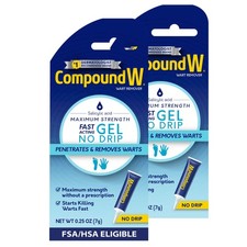 Maximum Strength Wart Remover Gel, 0.25 Oz, Pack of 2