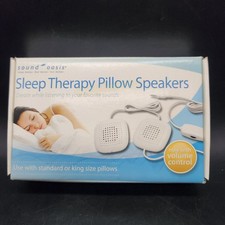 Sound Oasis SP-101 Sleep Therapy Pillow Speakers with in-line Volume Control