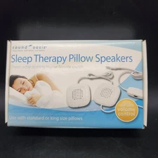 Sound Oasis SP-101 Sleep Therapy Pillow Speakers with in-line Volume Control 