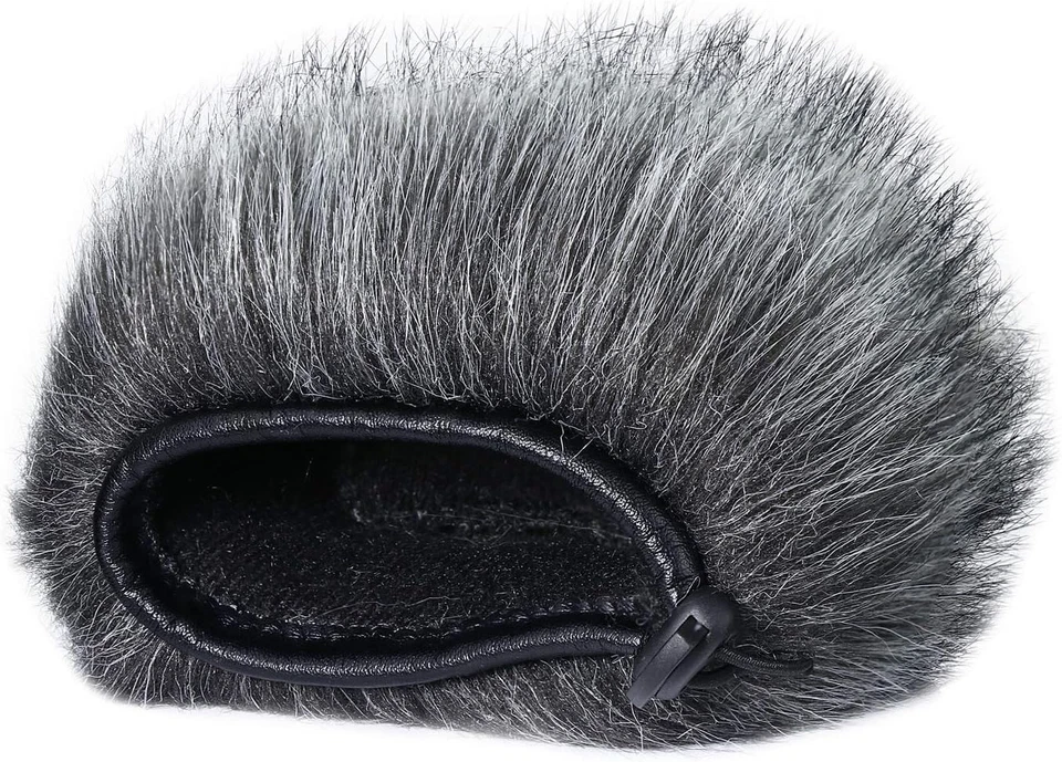 Manguito de parabrisas exterior peludo, filtro pop/protector de cubierta de viento para zoom H5, puerto H6 Foto 4 de 4