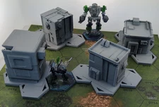 Dwellings set hex 6mm terrain FAST SHIP|Alternate Wargaming Miniature