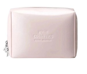 Kylie Cosmetics Pink Makeup Pouch/ Travel Zip 8"x6"x2"