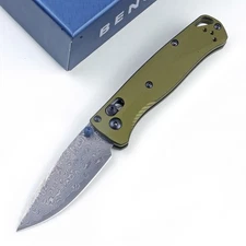 2025 New Lanyard Hole Belt Clip Axis Lock Thumb Stud Pocket Knife Damascus Steel