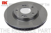 2X Bremsscheibe NK 203538 2 Bremsscheiben Vorderachse Vorne