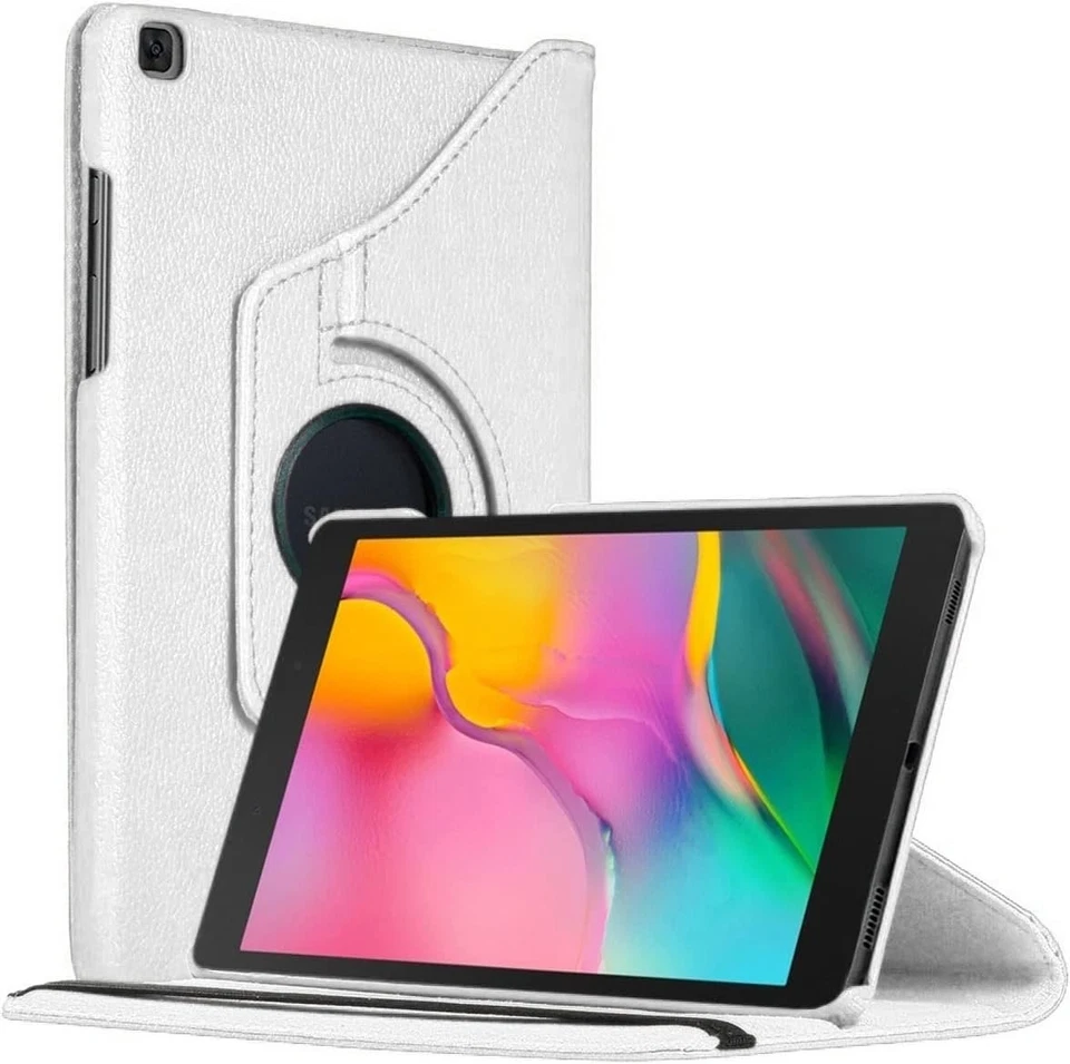 Leather Flip Cover Rotating Smart Case for Samsung Galaxy Tab A 8.0 2015 T350 - Image 2 of 4
