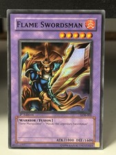 Flame Swordsman LOB-003 The Legend of Blue Eyes White Dragon 1st Edition WAVY