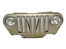 Jeep Wrangler Tj 97-06 Oem Front Grille Grill Painted Silver Free Ship