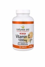 Natures Aid Vitamin C 1000mg Low Acid - 180 Tablets-9 Pack
