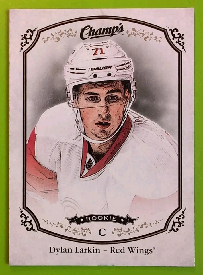 DYLAN LARKIN AUTO ROOKIE 2015-16 ARTIFACTS SP REDEMPTION AUTOGRAPH # II RC WINGS - Image 4 of 4
