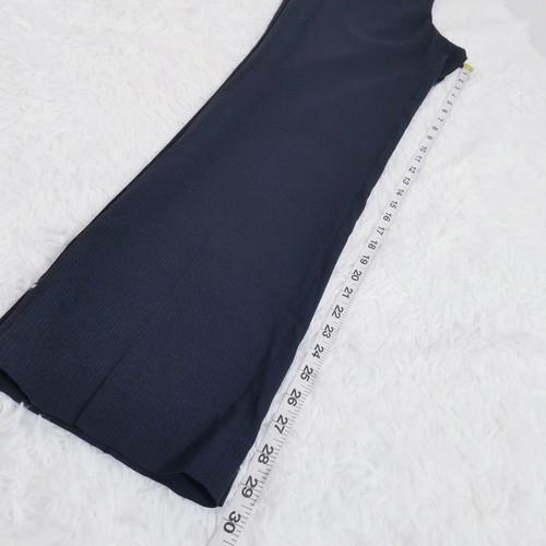 Vanessa Bruno Pinstripe High Rise Pants Women size 40 Waist 30" Black - Picture 7 of 12