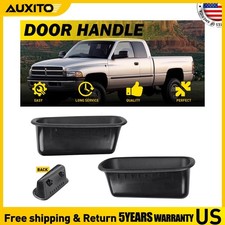 For Dodge Ram 1500 2500 3500 1994-2001 Pair Front Door Trim Panel Pull Cup Cover