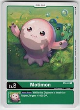 Motimon Uncommon Starter Deck 04: Giga Green ST4-01 U LP
