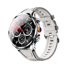 Smart Bracelet 46mm Stainless Steel GPS Camera Fitness Tracker White/Black