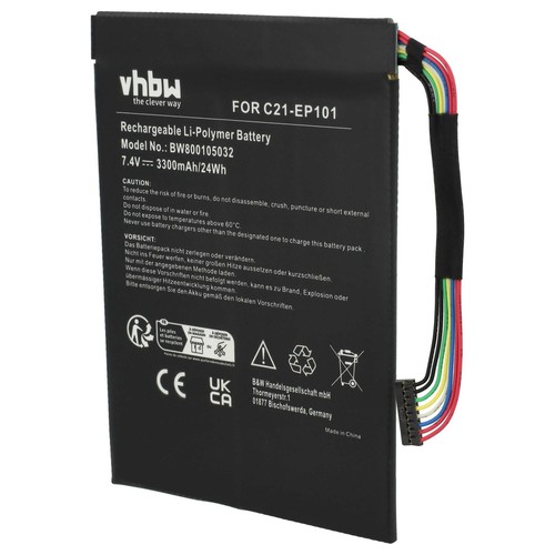 Akku für Asus Eee Pad Transformer TF1011b029A TF101-1B028A 3300mAh 7,4V - Bild 9 von 9